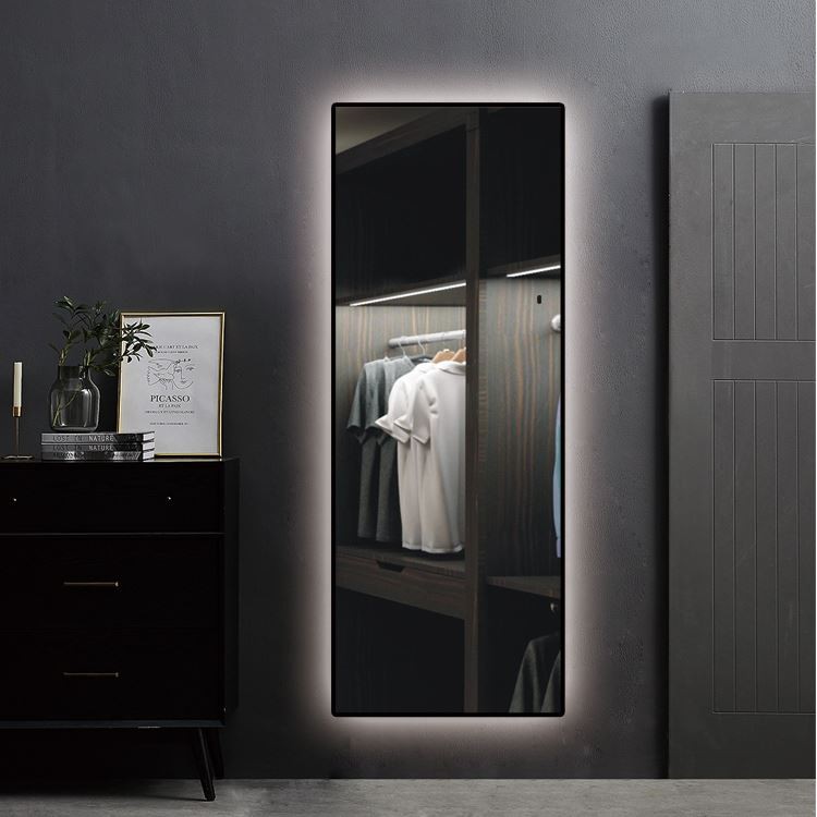 full length mirror with lights the range