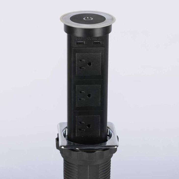 3Kitchen island electrical sockets