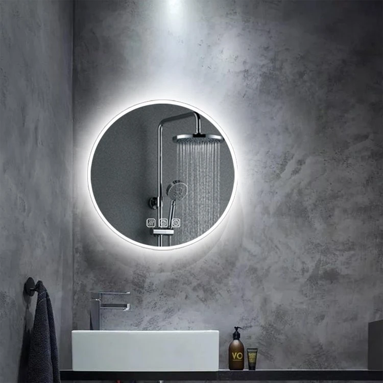 Backlit Circle Mirror